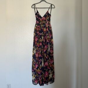 Flowy Floor Length Floral Dress 🌺